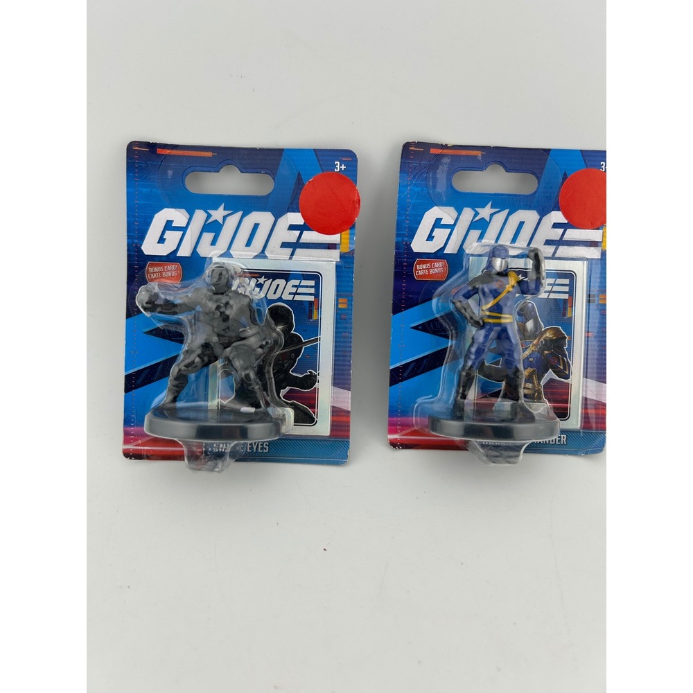 GI JOE Cobra Commander Snake Eyes Action Figure 2 Pack‎ New in Package